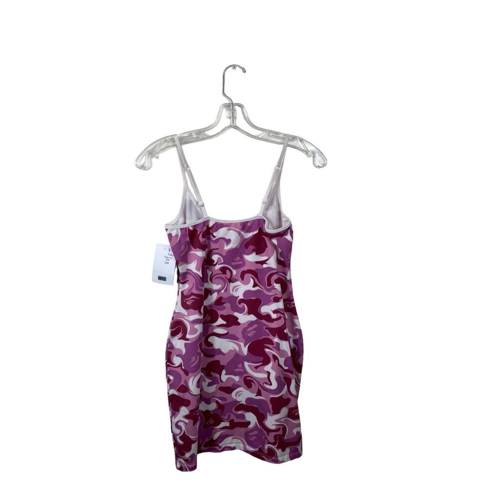 Bape Pink & White Swirl Midi Dress - Picture 2 of 6